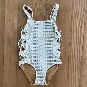 Acacia Honey one piece mesh swimsuit